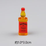 Mini wine bottle decoration