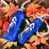 Hiking silicone water bottle