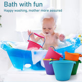 Foldable silicone beach bucket