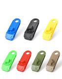 Camping tarpaulin tent clip