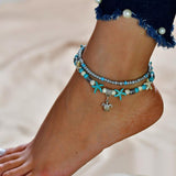 Women's beaded anklet