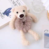 Plush bear elastic hair rope