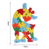 Wooden jigsaw puzzle