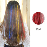 Ladies Shiny Hair Metal Wire