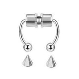 Popular fake pierced nose ring