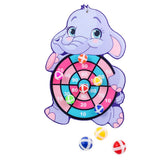 Baseball throwing dart board