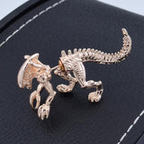 3D Dinosaur Stud Earrings