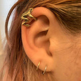 Animal ear clip earrings