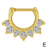 Skull stainless steel nose ring