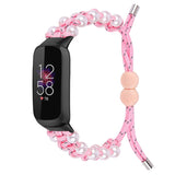 New braided pearl watch wristband