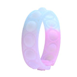 Vent and press bubble wristband