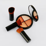 Smoothing foundation brush