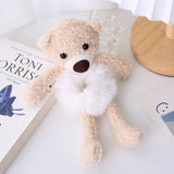 Plush bear elastic hair rope