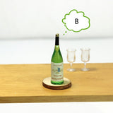 Doll house 1/12 scale wine bottle food