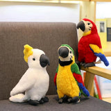 Simulation plush parrot bird