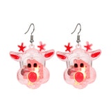 Christmas LED luminous earrings
