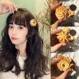 New cute biscuit hairpin