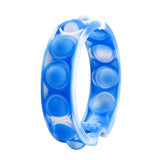 Vent and press bubble wristband