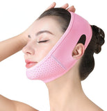 Female elastic face-lift bandage