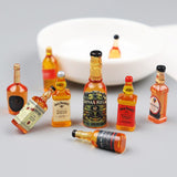 Mini wine bottle decoration