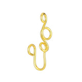 Non-perforated false nose ring