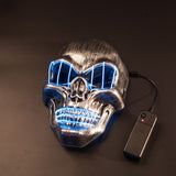 LED glowing skull mask
