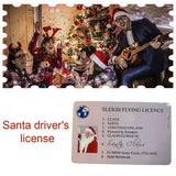 Creative Santa Flying License