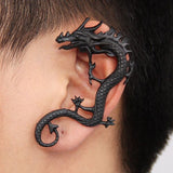 Pierced Dragon Earrings