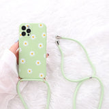 Lanyard flower iPhone case