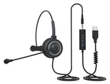 Headset with microphone