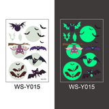 Demon fluorescent tattoo sticker