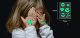 Demon fluorescent tattoo sticker