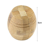 Wooden toy Luban lock