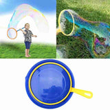 Outdoor bubble blowing tray
