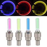 Bicycle valve cap light