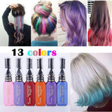 Disposable hair dye