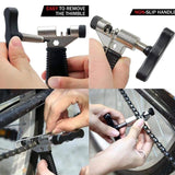 Bicycle axle chain removal tool