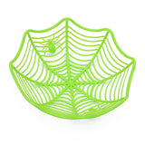 Black spider web fruit plate